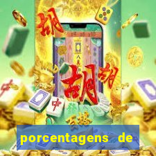 porcentagens de jogos pagantes